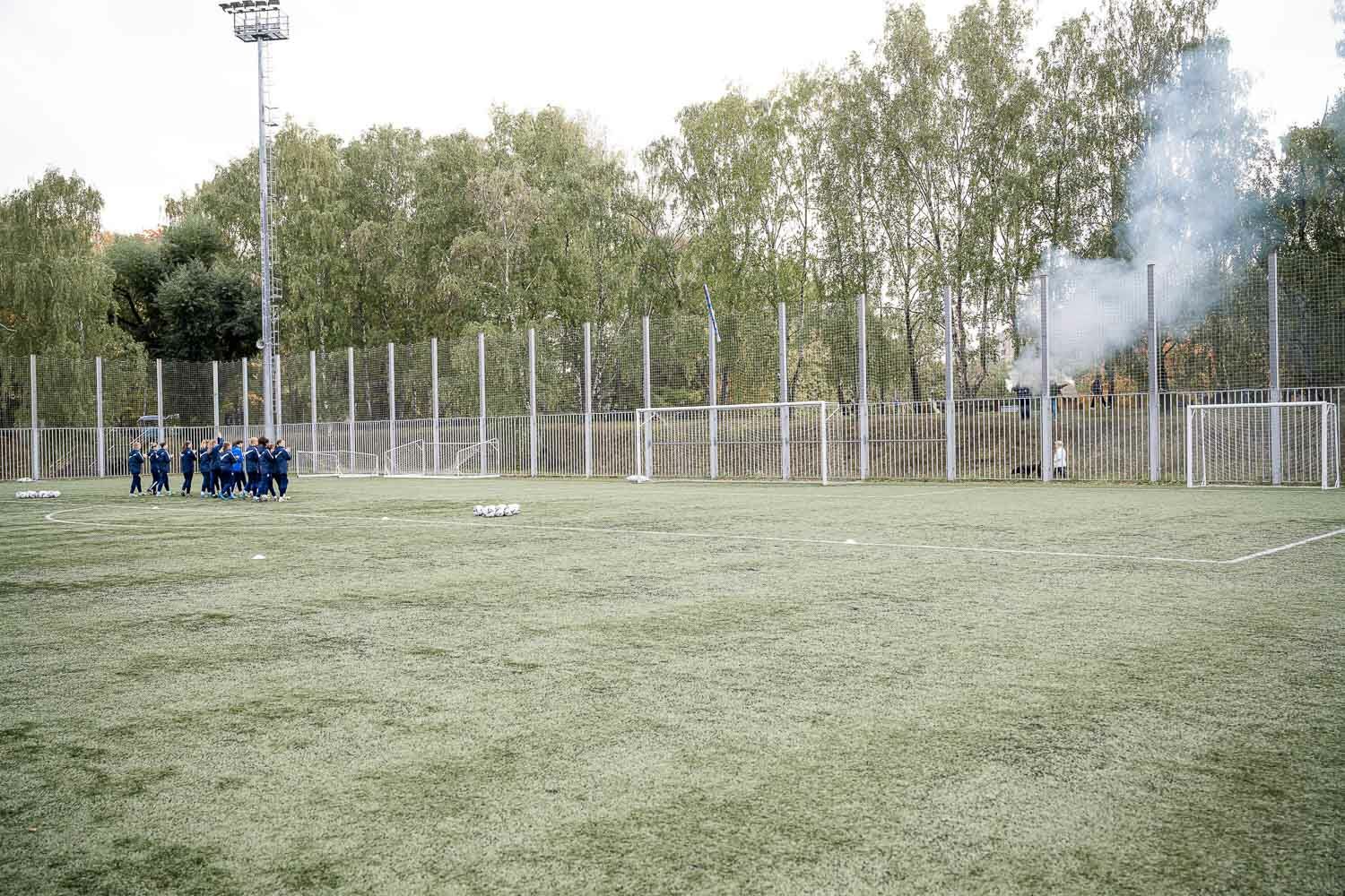 Тренировка перед домашним матчем с «Зенитом»