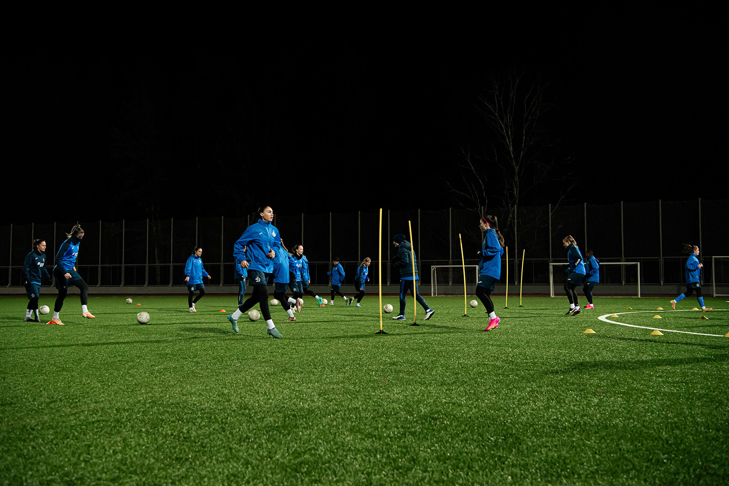 Тренировка перед матчем с ЖФК «Рязань-ВДВ»