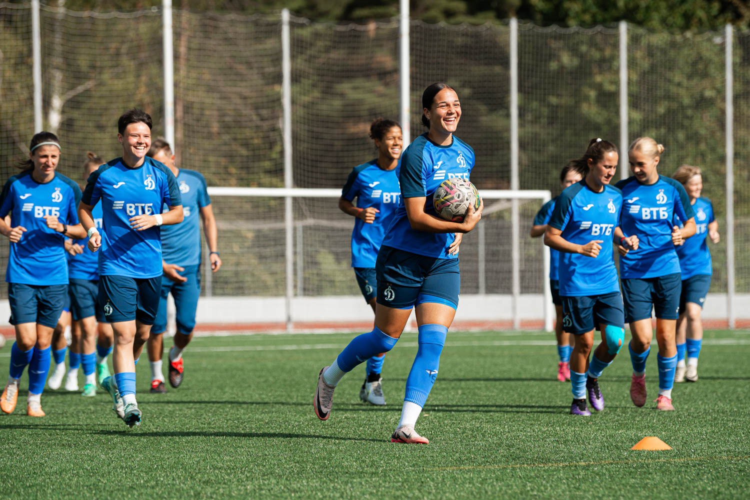 A training session before the match against Krylia Sovetov