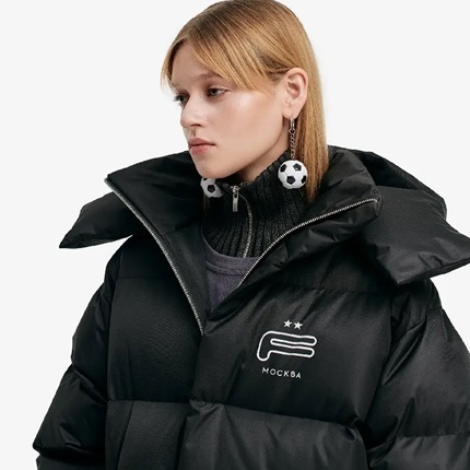 LONG DOWN JACKET DYNAMO X FBL (BLACK)