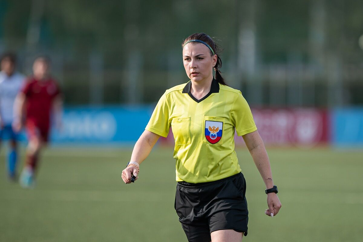 Мария Балабанова – главный арбитр матча «Рубин» — «Динамо»