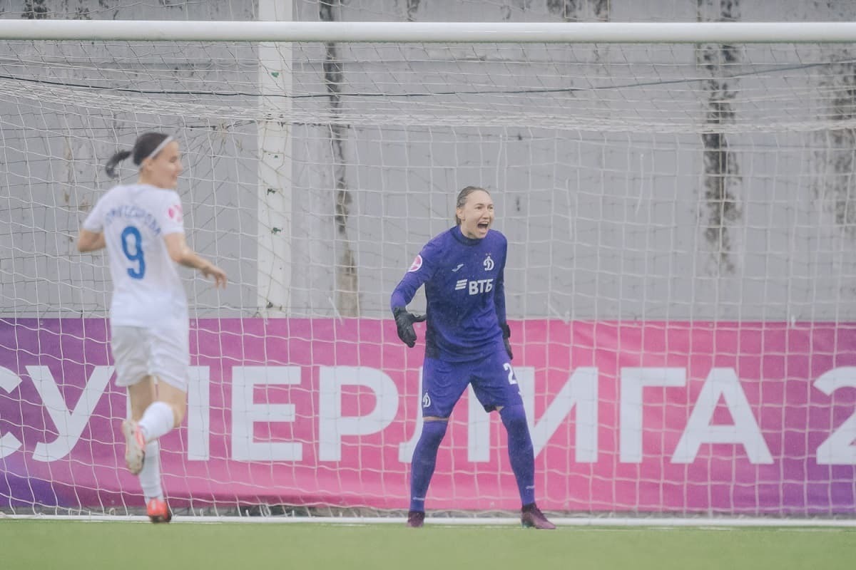Диана Пономарёва в игре с «Зенитом» пропустила пять безответных мячей