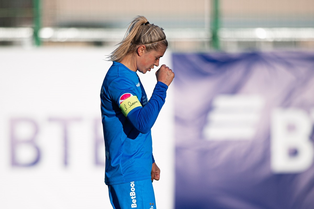 Dynamo captain Yulia Bessolova scored a double in the match