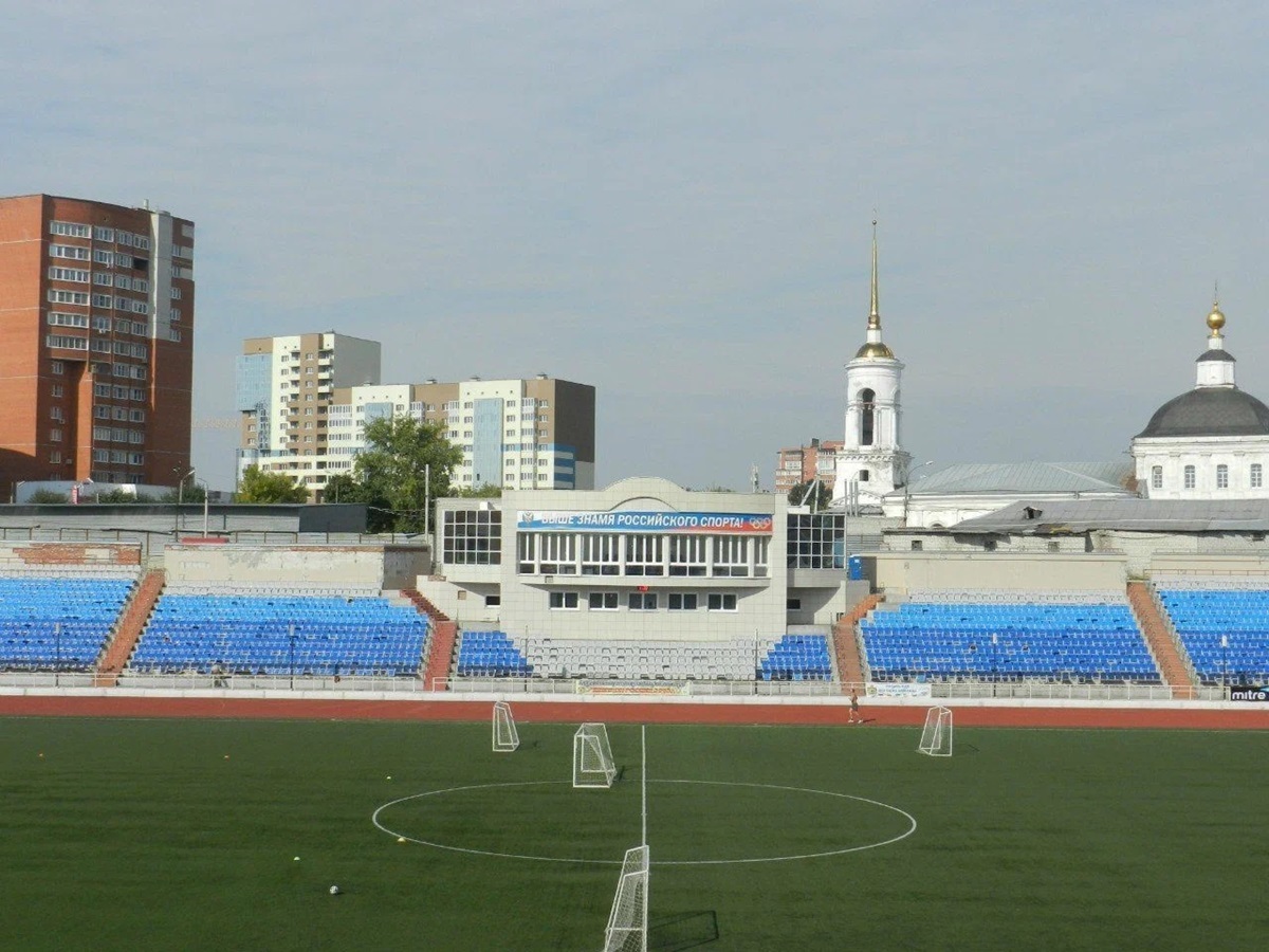 Stadium Spartak (Olympian) in Ryazan. Photo: WFC Ryazan-VDV