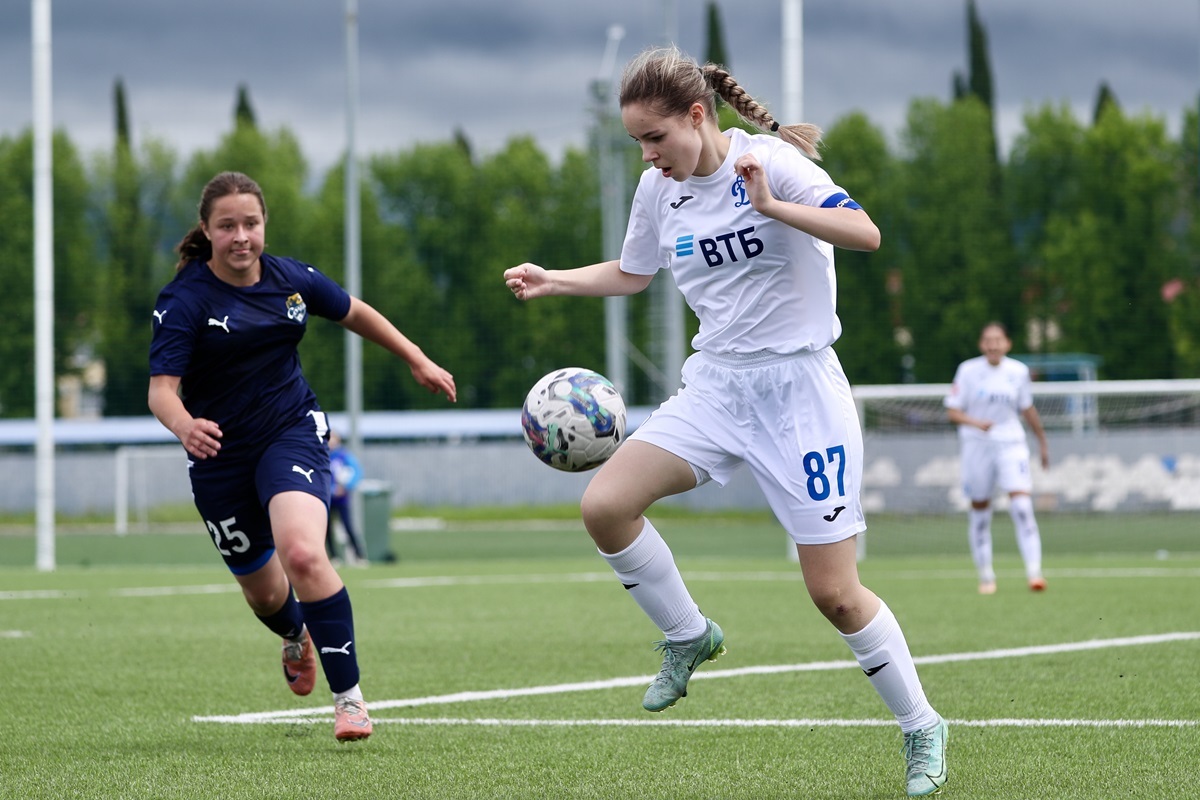 Dynamo defender and captain Arina Volobueva