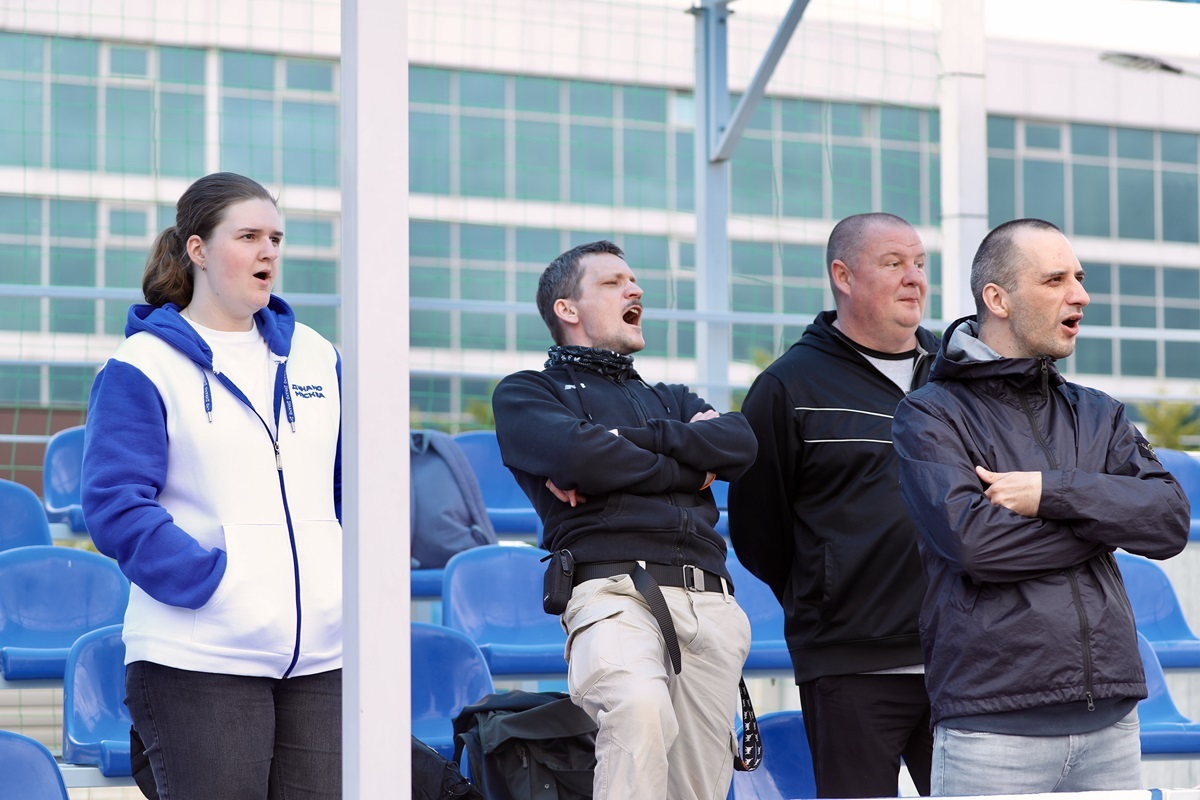Dynamo fans at an away match in Sochi