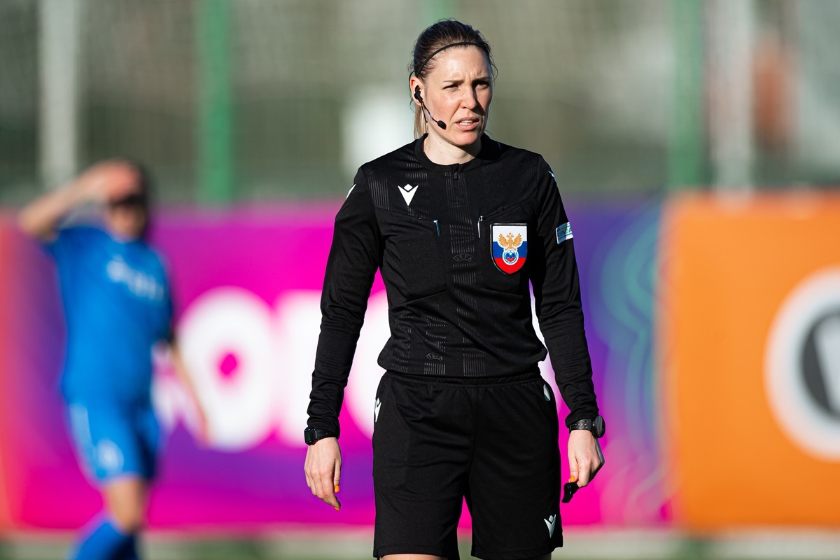 Kristina Dushkova - chief referee of the match Spartak - Dynamo