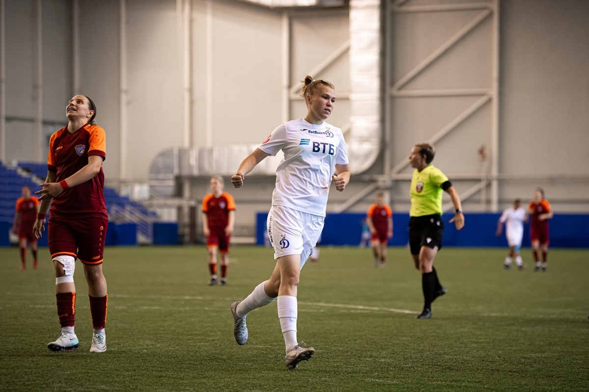 Author of the hat-trick against the Football Academy Elena Shesterneva