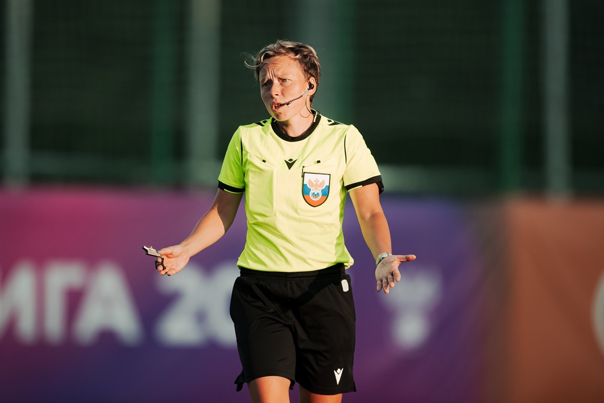 Lyubov Tarbeeva - chief referee of the Dynamo - Rostov match