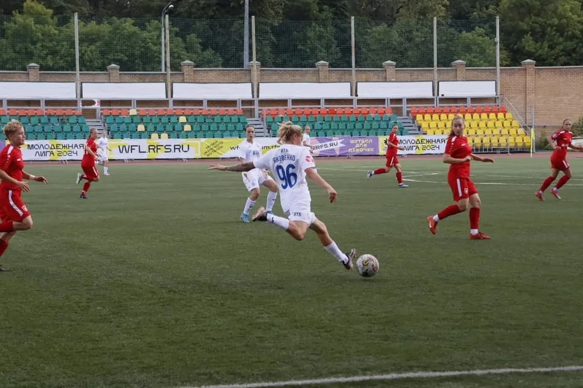 Kristina Yakovenko played her 50th official match in Kazan as part of Dynamo Moscow