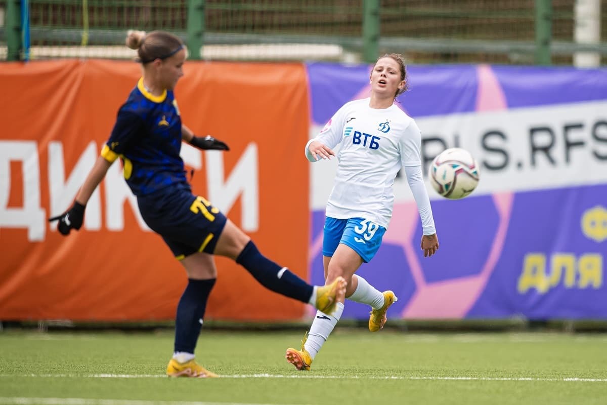 Valeriya Azeeva in a game with WFC Rostov in the 2023 season