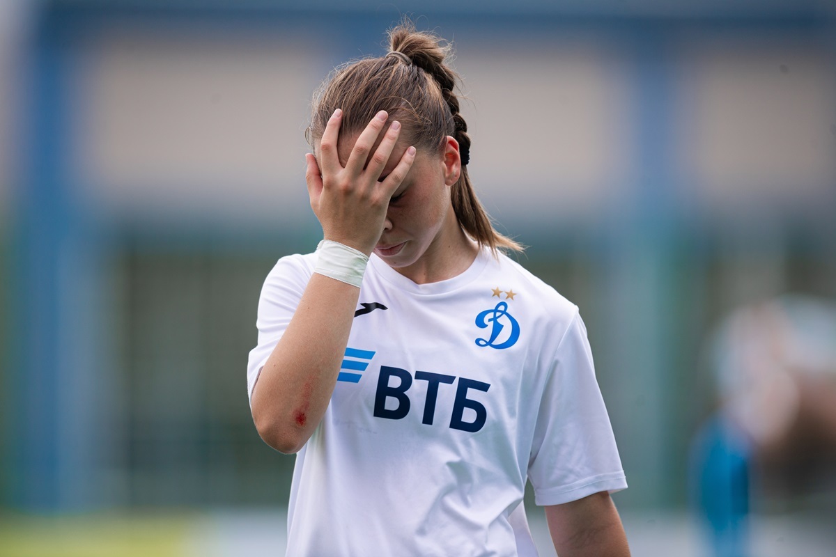 Taisiya Razvorotneva's emotions after a missed scoring opportunity