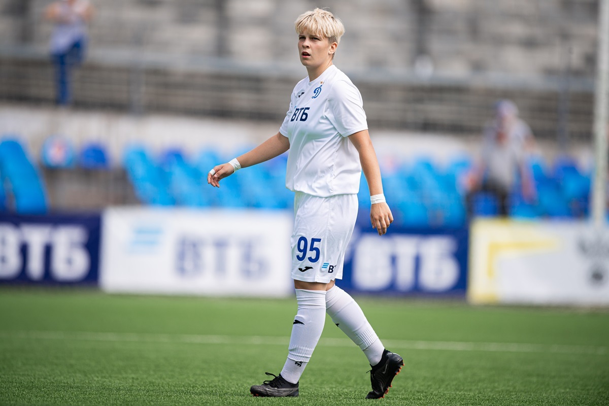 Anastasia Orlova scored Dynamo's only goal in the game against WFC Rostov