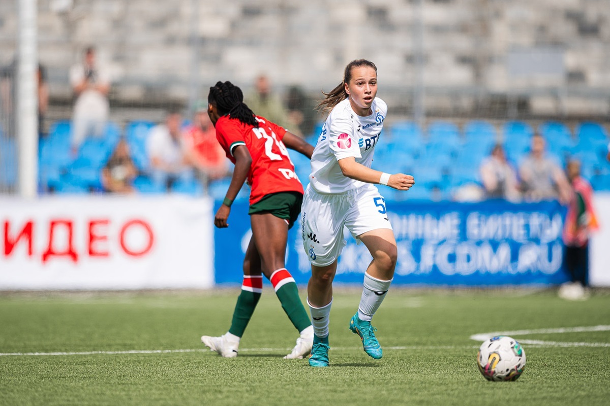 For 20-year-old Taisiya Razvorotneva, the match against Lokomotiv was her debut for the main Dynamo team