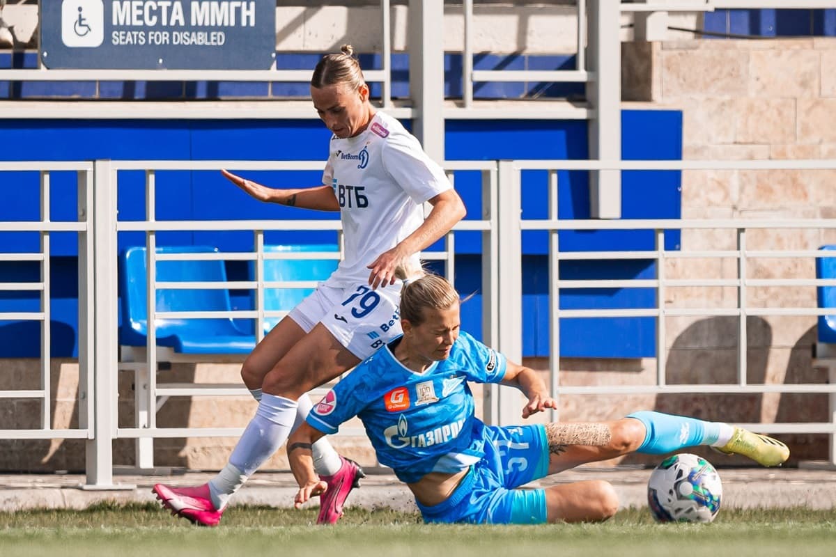 Maria Galay vs. Zenit defender Olga Chernova