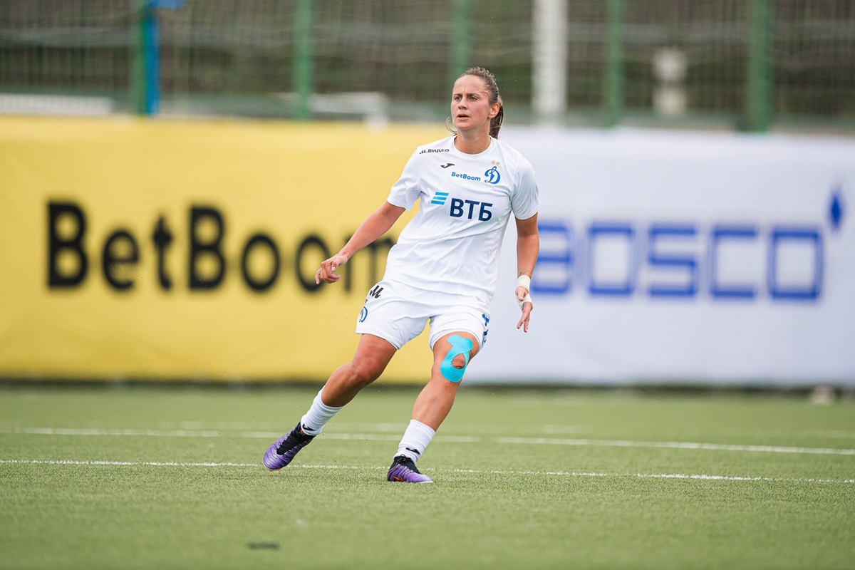 Tijana Matic in the match against Lokomotiv in the quarterfinals of the Winline Russian Cup